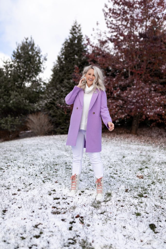 chelsea-adams-favorite-picks-of-the-week-chanel-brooch--lavender-wool-coat-j-crew-asheville-blogger-model