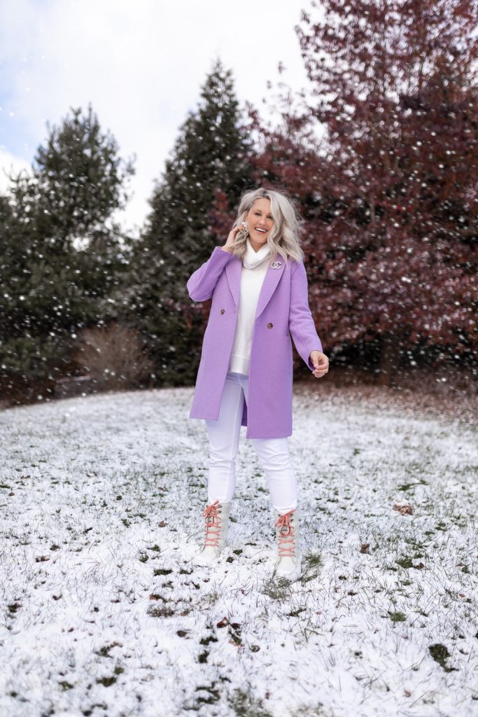 chelsea-adams-favorite-picks-of-the-week-chanel-brooch--lavender-wool-coat-j-crew-asheville-blogger-model-add-snow-to-photo